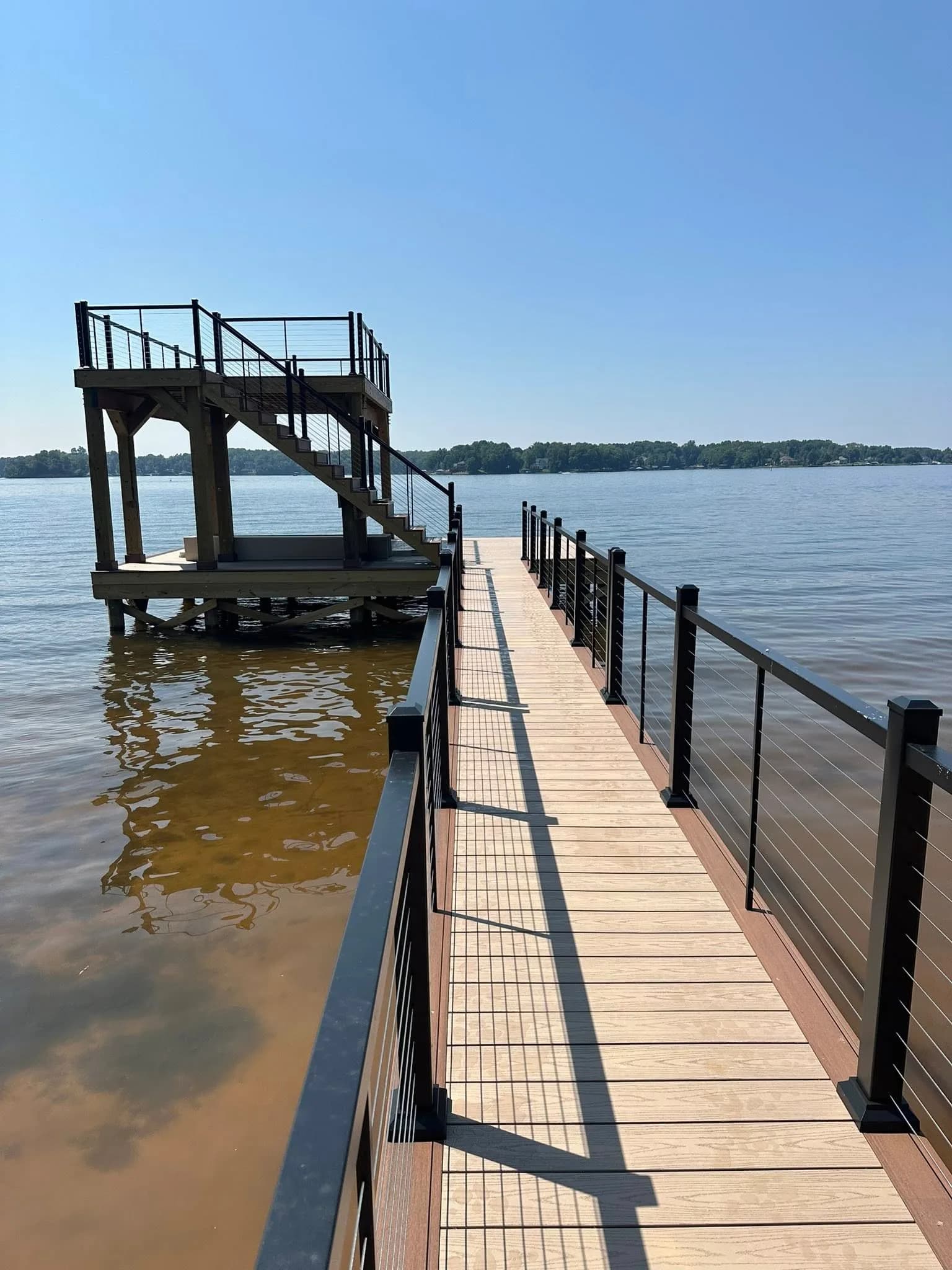 Custom Docks waterfront construction work